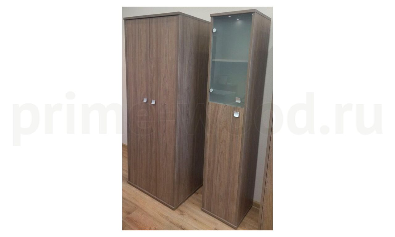 Гардероб глубокий STYLE 78x58x198 цвет: Вяз Благородный - фото со сборки