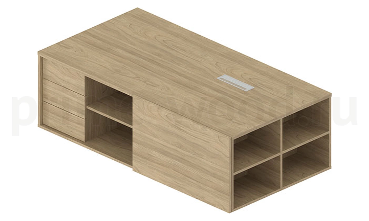 Сервисная тумба для стола левая Rio Direct 180x95x65 - фото 2
