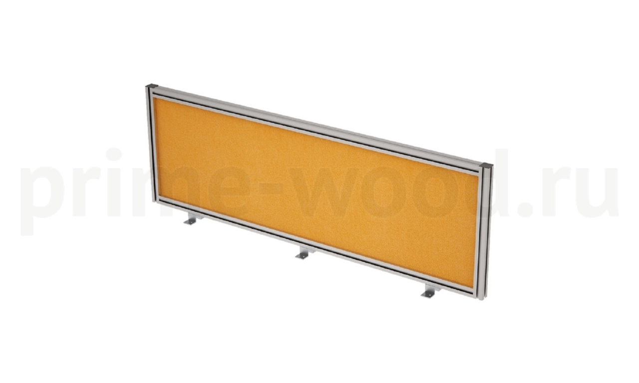 Барьер фронтальный (в алюминиевом профиле, вставка ткань) GLOSS 120x40x3 арт. 9БТ.0406.6 - фото 3