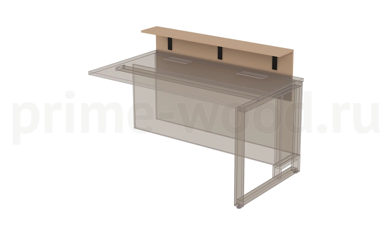 Надставка президиум укороченная 130x20x40 см - фото 10