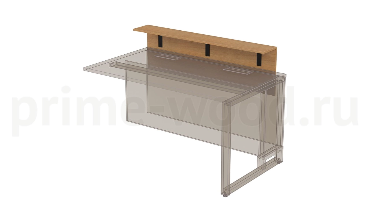 Надставка президиум укороченная 130x20x40 см - фото 11