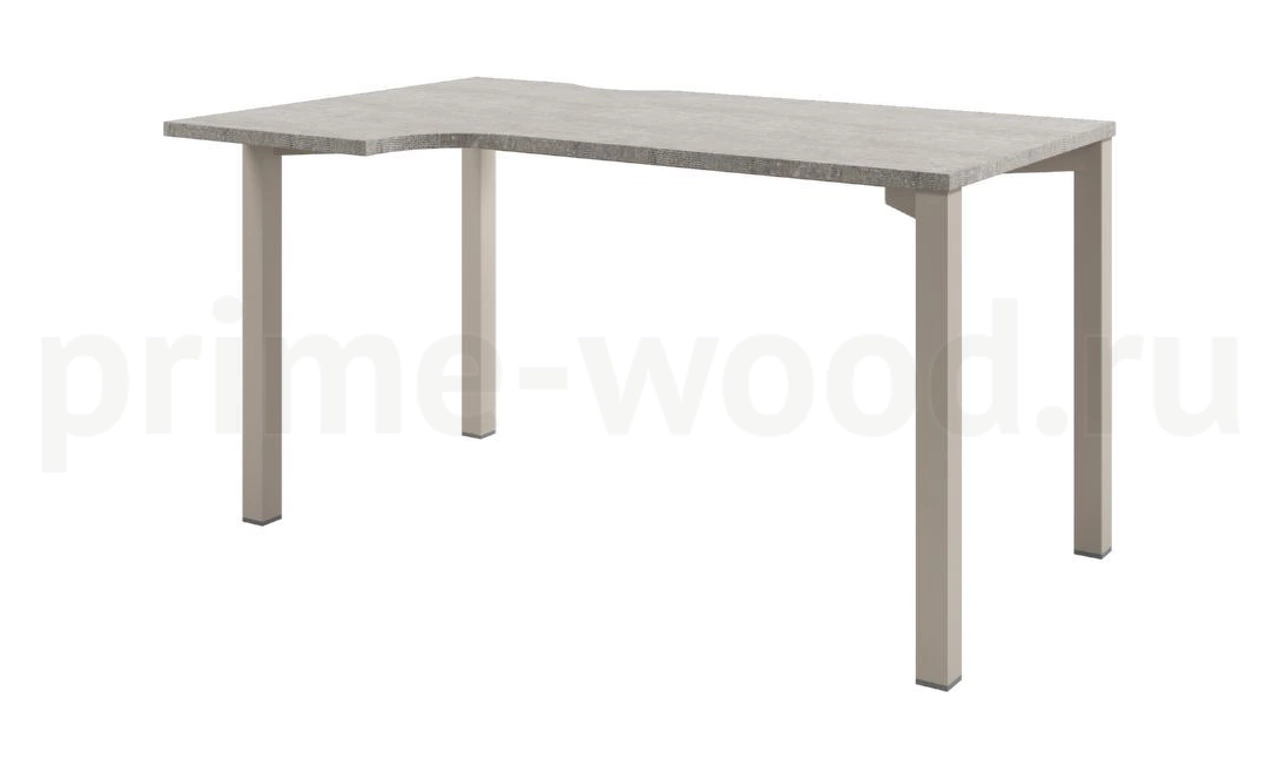 Стол на металлокаркасе Solution 140x70x75 арт. D-51 л - фото 0