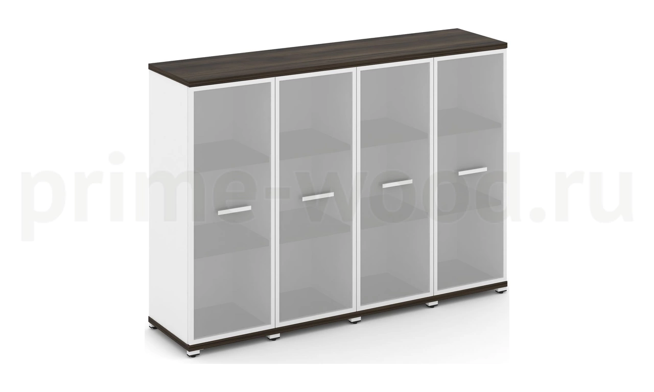 Шкаф четыре узкие секции, 3 ниши CN.STU-346 RM B/W - фото 5