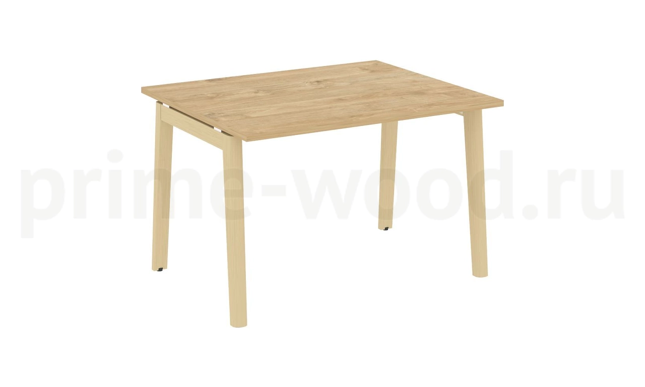Стол переговорный (1 столешница), опоры - массив дерева ONIX WOOD 118x98x75 - фото 9