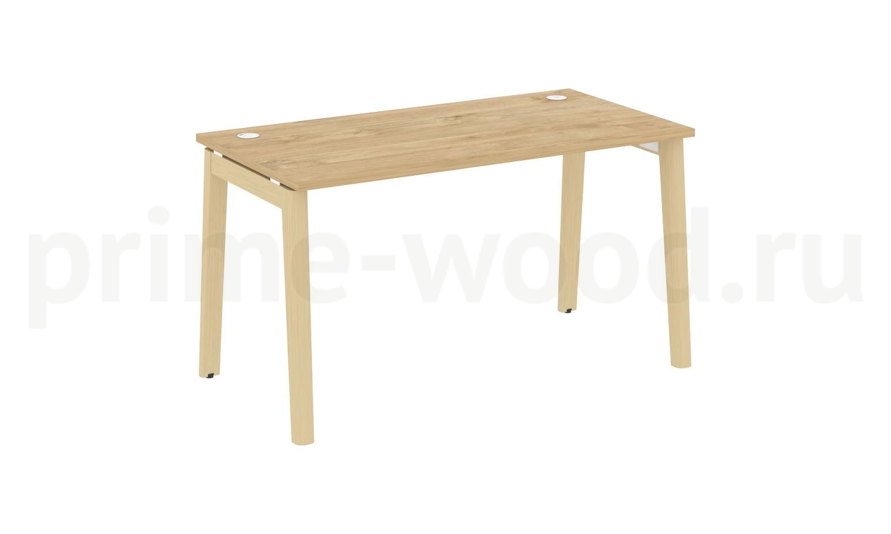 Стол письменный, опоры - массив дерева ONIX WOOD 138x72x75 - фото 9